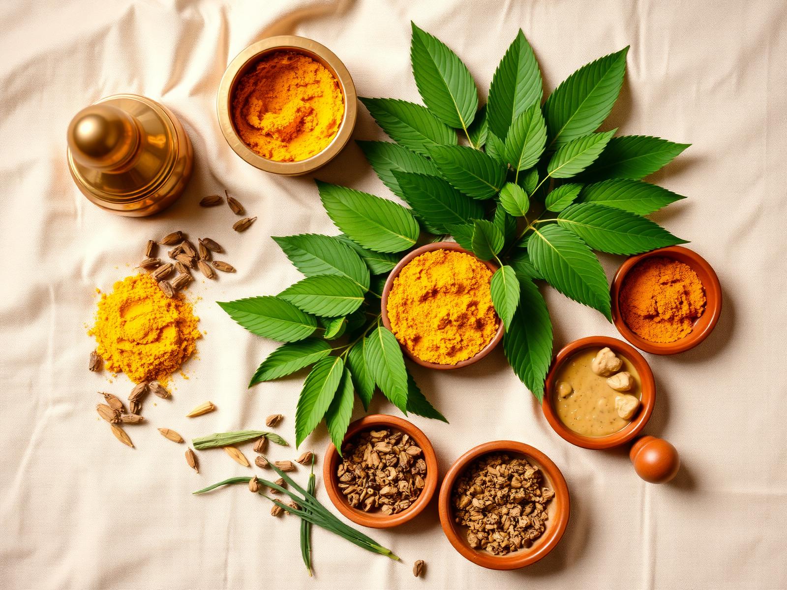 Ayurvedic herbs and ingredients